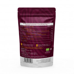 Poudre de Betterave Bio 100g Paquet Arrière