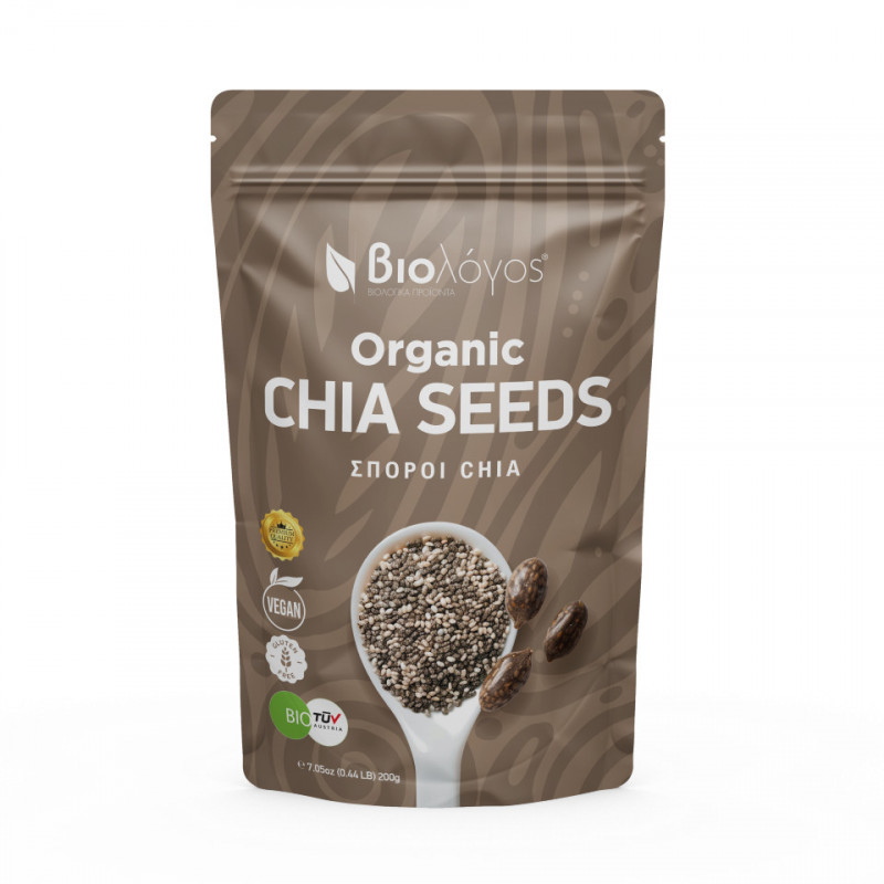 Graines de Chia Bio 200g Paquet Avant