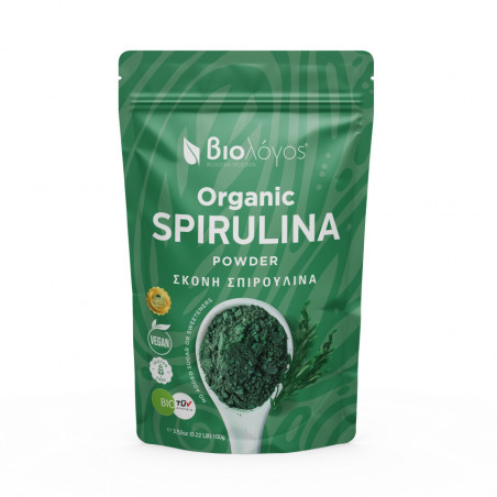 Poudre de Spiruline Bio 100g Paquet Avant
