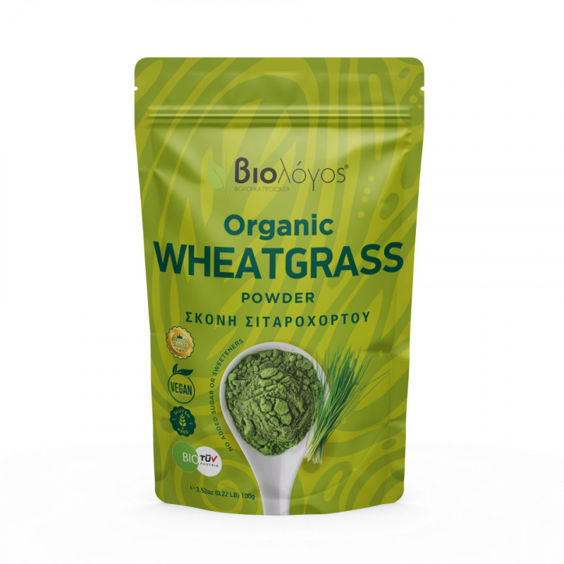 Poudre d'Herbe de Blé Bio 100g Paquet Avant
