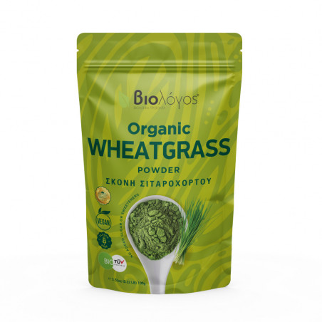 Poudre d'Herbe de Blé Bio 100g Paquet Avant