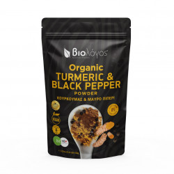 Poudre de Curcuma Poivre Noir Bio 100g Paquet Avant