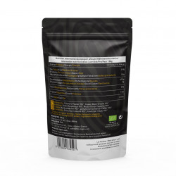 Poudre de Curcuma Poivre Noir Bio 100g Paquet Arrière
