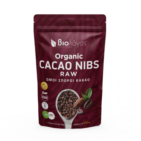 Éclats de Fèves de Cacao Bio 150g Paquet Avant