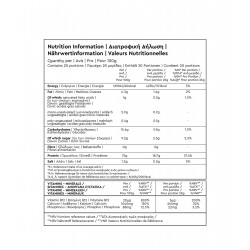 Protéine Whey Chèvre Brebis Banane Cacao Paquet, Valeurs Nutritionnelles