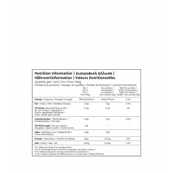 MyGreekFarm Organic Brown Rice Protein 82 percent 500g Nutritional Values