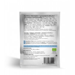 Protéine de Whey Bio 80% - 25g Portion Individuelle Mini Paquet Arrière