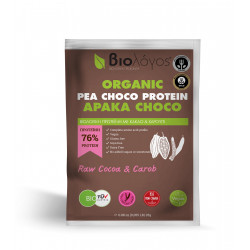 Protéine Bio Pois Choco 76% - 25g, Mini Paquet face avant