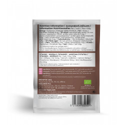 Protéine Bio Pois Choco 76% - 25g, Mini Paquet face arrière