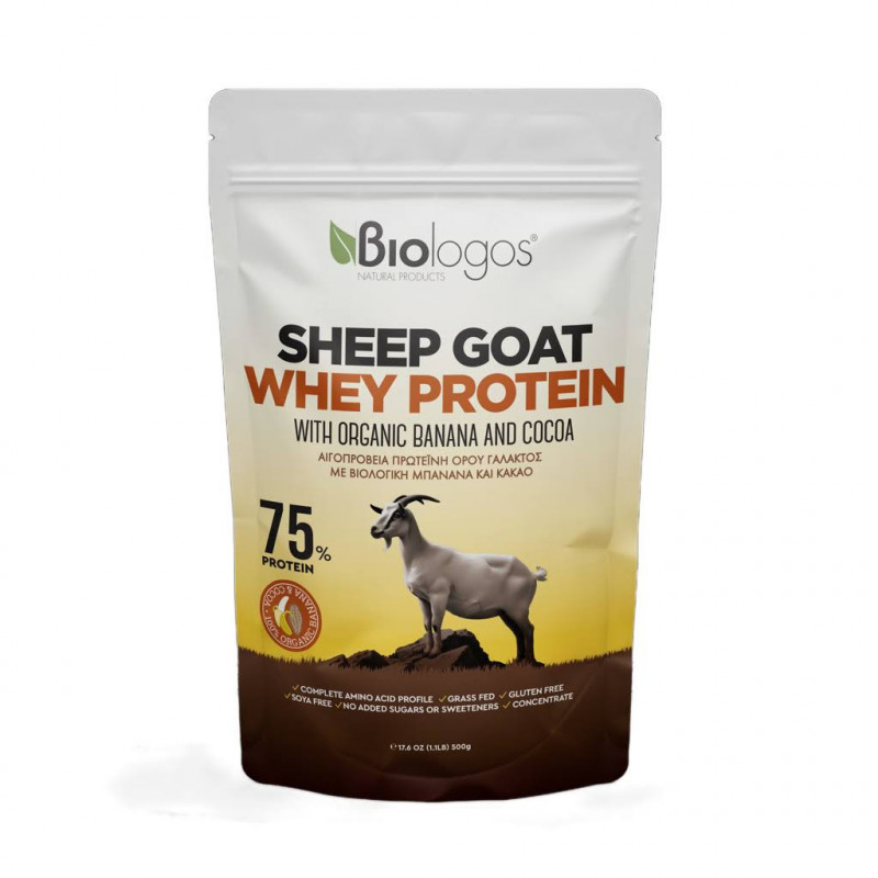 Whey Chèvre-Brebis Banane Cacao 75%