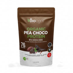 Organic Pea Choco Protein 76% - 500g Pack Front