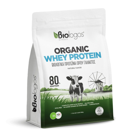 MyGreekFarm Organic Whey Protein 80 percent 500g pack Angle view